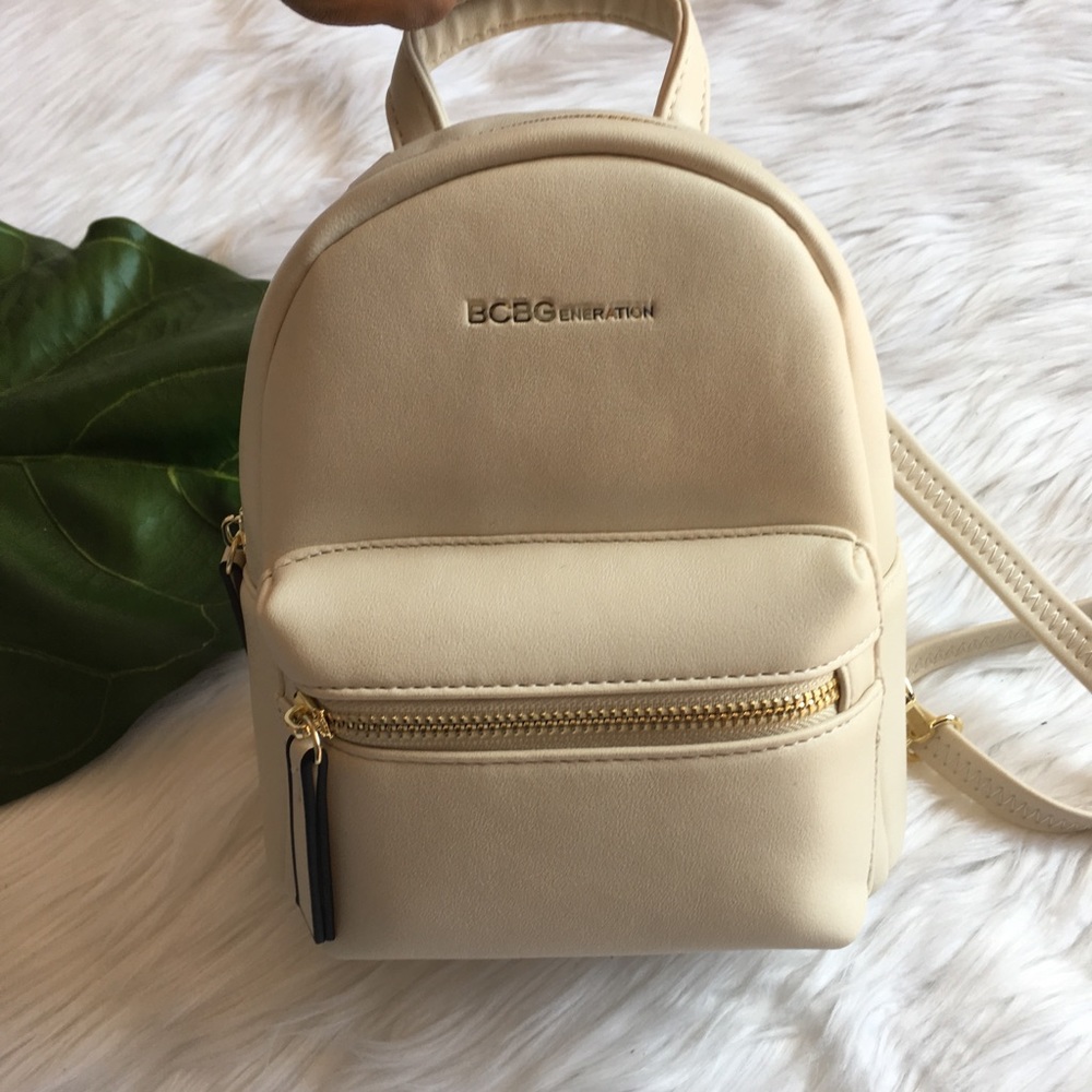 NWT BCBGeneration Eden Mini Nude Backpack